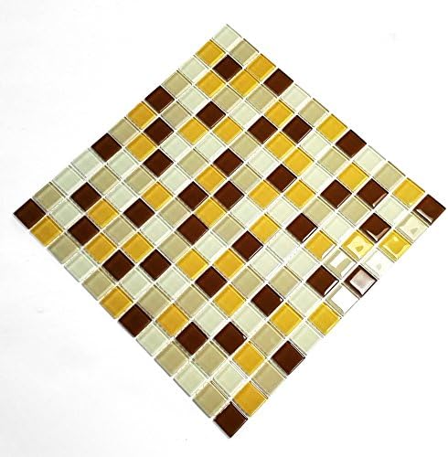 Blancho Többszínű Rács - 3-Dimenziós Mozaik Dekoratív Fali Csempe(6PC)