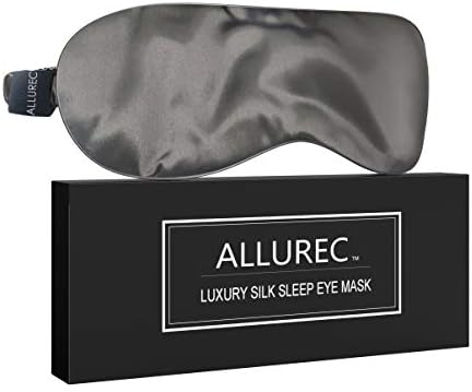 ALLUREC™ Luxus - os Tisztaságú Eperfa Selyem Aludni Szem Maszk. Csúcsminőségű 6A 22 Momme Hosszú Selyem. Puha, Kényelmes,