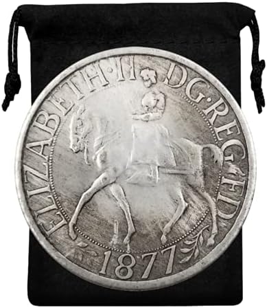 Kocreat Másolás 1877 England, UK Érme-Replika Nagy-Britannia Ezüst Dollár Penny Arany Érme Királyi Emlék Érme Szerencse Érme