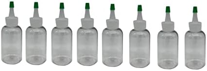 Természetes Gazdaságok 2 oz Tiszta Boston BPA MENTES Üveg - 8 Pack Üres utántölthető tartály - Illóolajok tisztítószerek