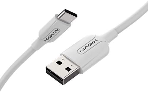 MAGIX USB-C Töltő Kábel, 3A TPE Kabát, gyorstöltés QC 3.0, Nagy Tartósság, adatátviteli 480 Mbit/s, USB 2.0-USB-C, USB C-Típusú