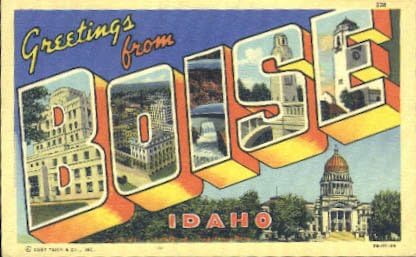 Boise, Idaho Képeslap