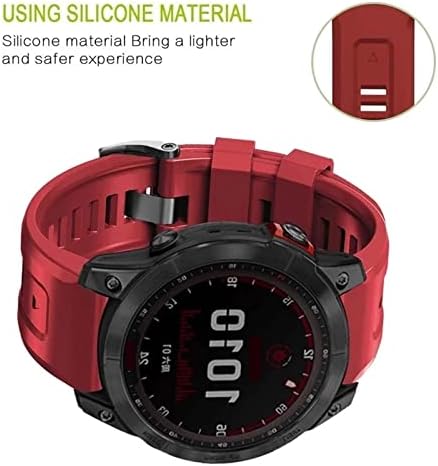 KANGDD 26 22MM Szilikon gyorskioldó Watchband Szíj, A Garmin Fenix 7 X 7 6 6X 5X Pro 5Plus 3HR Smartwatch Easyfit Karkötő