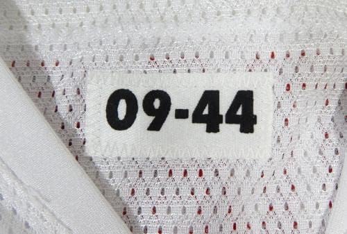 2009-ben a San Francisco 49ers Damon Huard 14 Játék Kiadott Fehér Jersey 44 DP26440 - Aláíratlan NFL Játék Használt Mezek