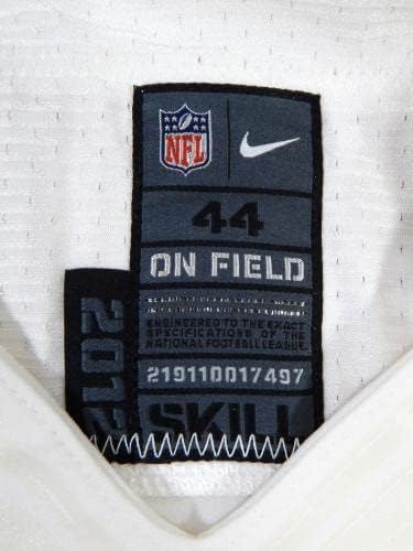 2012-es San Francisco 49ers Colton Schmidt 6 Játék Kiadott Fehér Jersey 44 DP26862 - Aláíratlan NFL Játék Használt Mezek