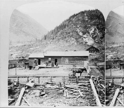 HistoricalFindings Fotó: Mr Myer Kabin,Montgomery,a Mount Lincoln,South Park,Colorado,CO,c1878