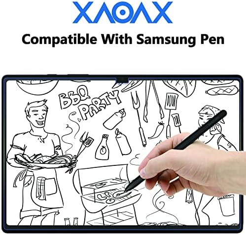 [2 Csomag] XAOAX Edzett Üveg kijelző Védő fólia Samsung Galaxy Tab A8 10.5 hüvelyk 2022-ig 9H Keménység, 2.5 D lekerekített