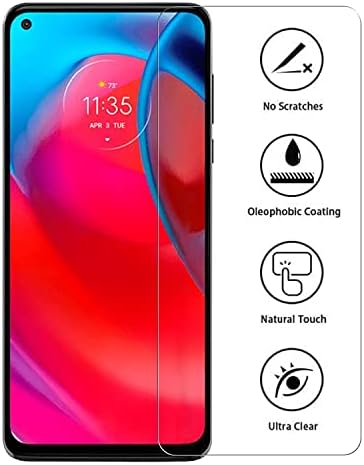 XunyLyee [3 Csomag] Edzett Üveg kijelző Védő fólia a Motorola Moto G Stylus 2021 4G/ 5G (Nem alkalmas a G Stylus 2020/2022)