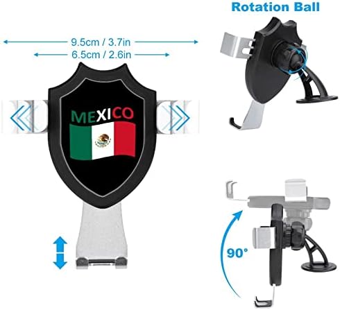 Zászló Mexikóban Telefon Csatlakoztatási Autó Univerzális mobiltelefon Jogosultja Műszerfal, Szélvédő Vent Mount Alkalmas