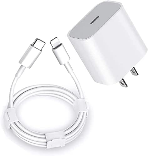 iPhone 12 Gyorsan Töltő 3ft Lightning Kábel 20W PD Apple USB C Töltő，C Típusú Töltő Adapter iPhone 12/11/XR/XS/X/8/SE