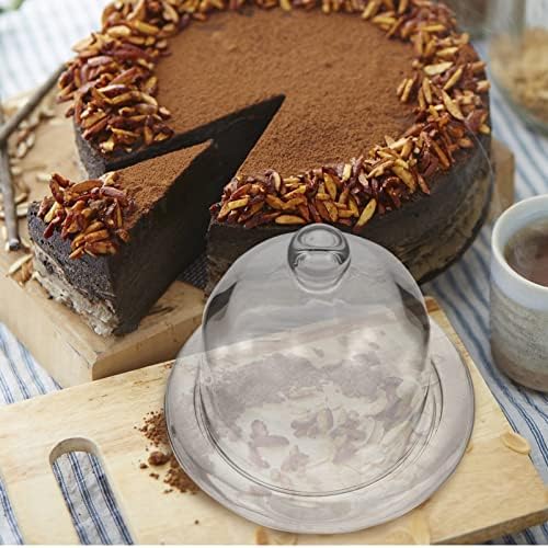 BESPORTBLE Mini Torta Lemez Fedél Muffin Állvány Kupola Felett Tiszta Kis Csokoládé Desszert Kijelző Állni, Esküvő, Születésnap