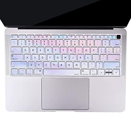 MOSISO Keyboard Cover Kompatibilis MacBook Air 13 hüvelykes 2019 2018 Kiadás A1932 Retina kijelzős, Érintőképernyős, ID,