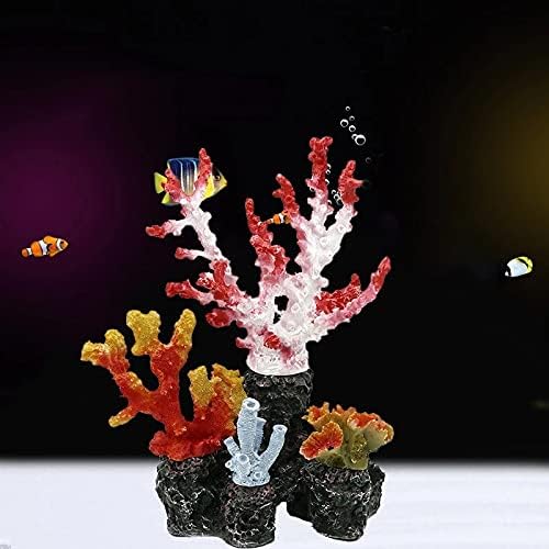 UXZDX Akvárium Dekoráció, Kiegészítők Nagy Gyanta Coral Reef Növények akvárium Tereprendezés Gyönyörű Díszek Waterscape Dekoráció