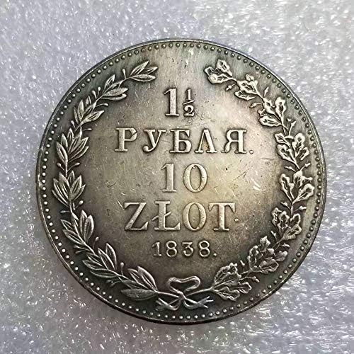 Kézműves 1837 lengyel Emlékmű Érme 1656Coin Gyűjtemény Emlékérme
