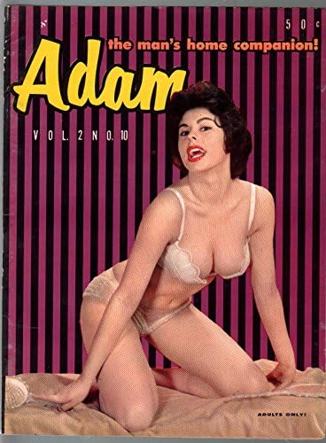 Adam-Vintage Férfi Magazin Sok 6 1956-burleszk-Betty Page-sajttorta-VG