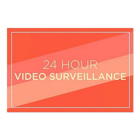 CGSignLab |24 Órás Videó Megfigyelő -Modern Átlós Ablak Ragaszkodnak | 30x20
