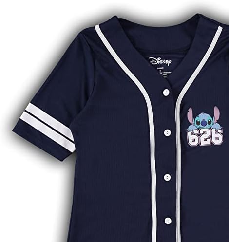 Disney Női Lilo Öltés Póló - Női Klasszikus Lilo Öltés Baseball Jersey Lilo Öltés Háló Jersey
