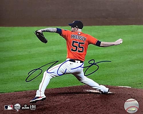 Ryan Pressly Dedikált Houston Astros 2021 World Series 8x10 Fotó - Dedikált MLB Fotók