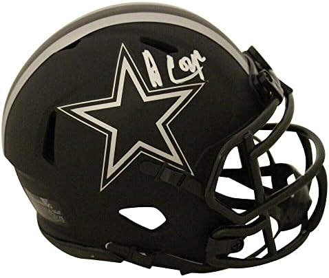 Amari Cooper Dedikált/Aláírt Dallas Cowboys Napfogyatkozás Mini Sisak SZÖVETSÉG 28002 - Dedikált NFL Mini Sisak