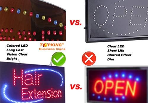 A kívülállók Üdvözlő Táblát, TOPKING Signage, LED Neon Nyitott, Bolt, Ablak, Bolt, Üzlet, Kijelző, Megnyitó Ajándék