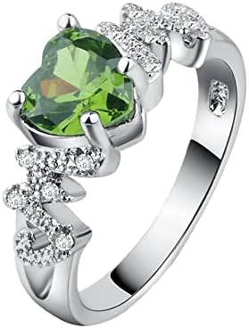 2023 Új Nők Eljegyzési Gyémánt Jegygyűrű Dísz Barack Szív Gyűrű, Anyának, Gyémánt Gyűrű, Jegygyűrű Halhatatlan Gyűrűk (B,