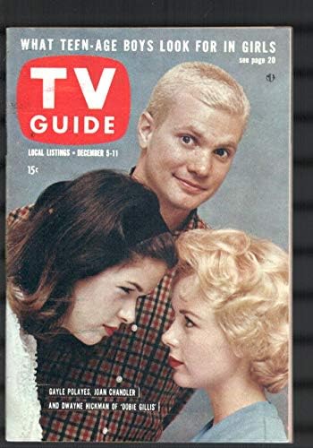 TV Guide-December 5-11, 1959-Gayle Polayes-Joan Chandler-Dwayne Hickman-Illinois-i Kiadás