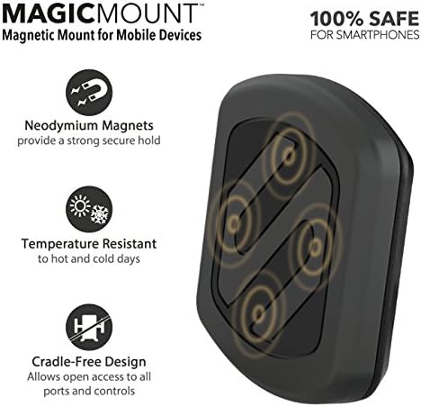 Scosche MAGHDGPS MagicMount Univerzális Mágneses tapadókorongos tartó tartó a Mobil Eszközök, Autóipari Minőségű Ragasztó,