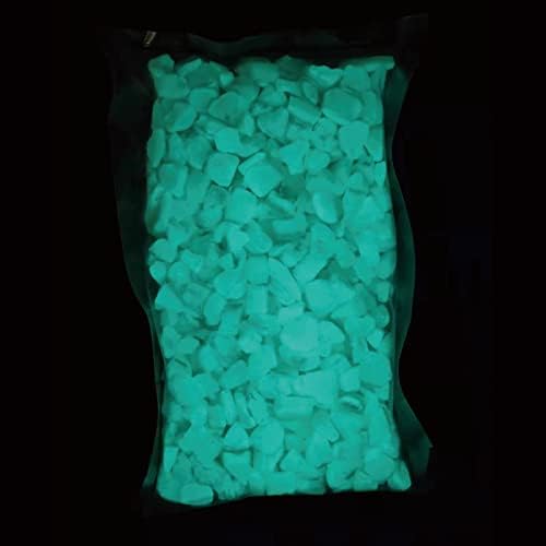Realglow fotolumineszcens kavics aqua kék színű, RGR-BG-12