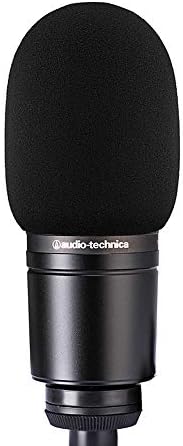 2db AT2020 Mikrofon Hab Takarja Szélvédő Pop Filter Fekete Kompatibilis Mic, Audio Technica AT2020 ATR2500 AT2035 AT2050