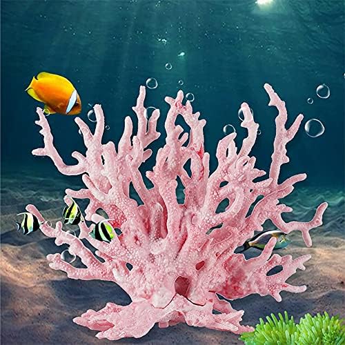 Lohang a Víz alatti Tengeri Növények Dekoráció, Kézműves Mesterséges Akvárium Korall Dísz Gyanta akvárium Növény Dekoráció,