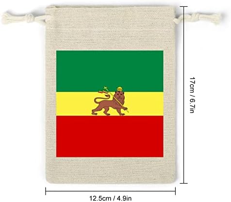 Jamaica Rasta Oroszlán Zászló Zsinór Tároló Zsák Cukrot Ajándék Tasak Újrafelhasználható Összecsukható, Kompakt többfunkciós