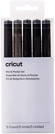 6 Csomag: 5 ct. (30 összesen) Cricut® Fekete Toll & Marker Készlet